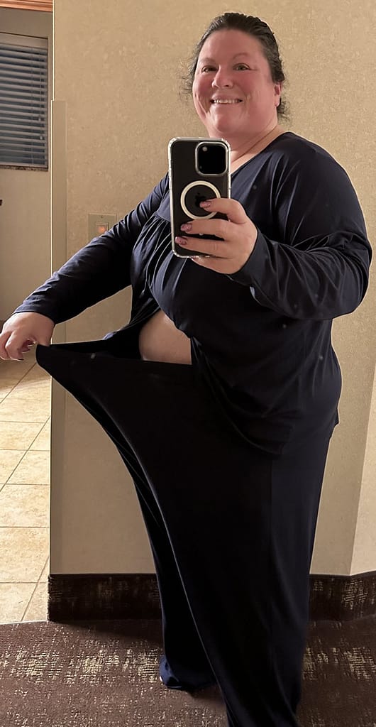 plus size navy blue long sleeve pajama set